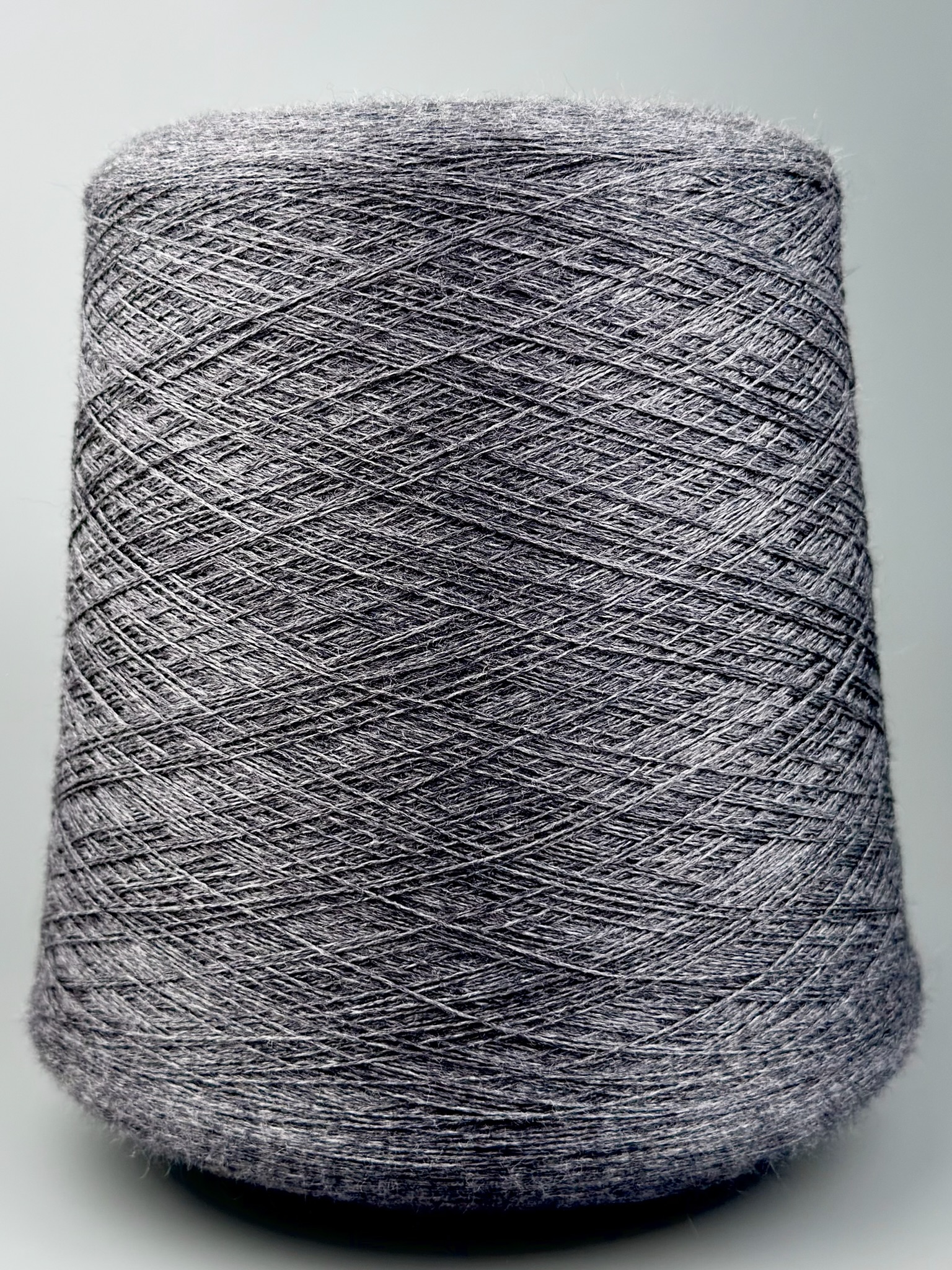 Tollegno 1900 Harmony Nm 2/30 – 100 % Merinowolle extrafein, col. Anthrazitgrau mélange 20631 foto 2
